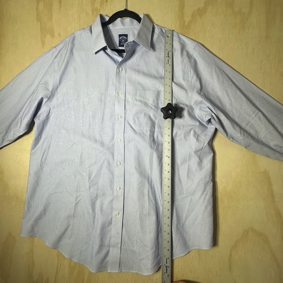 Brooks Brother Button Down Shirt Men’s Size 18 34/35 - Picture 6 of 10